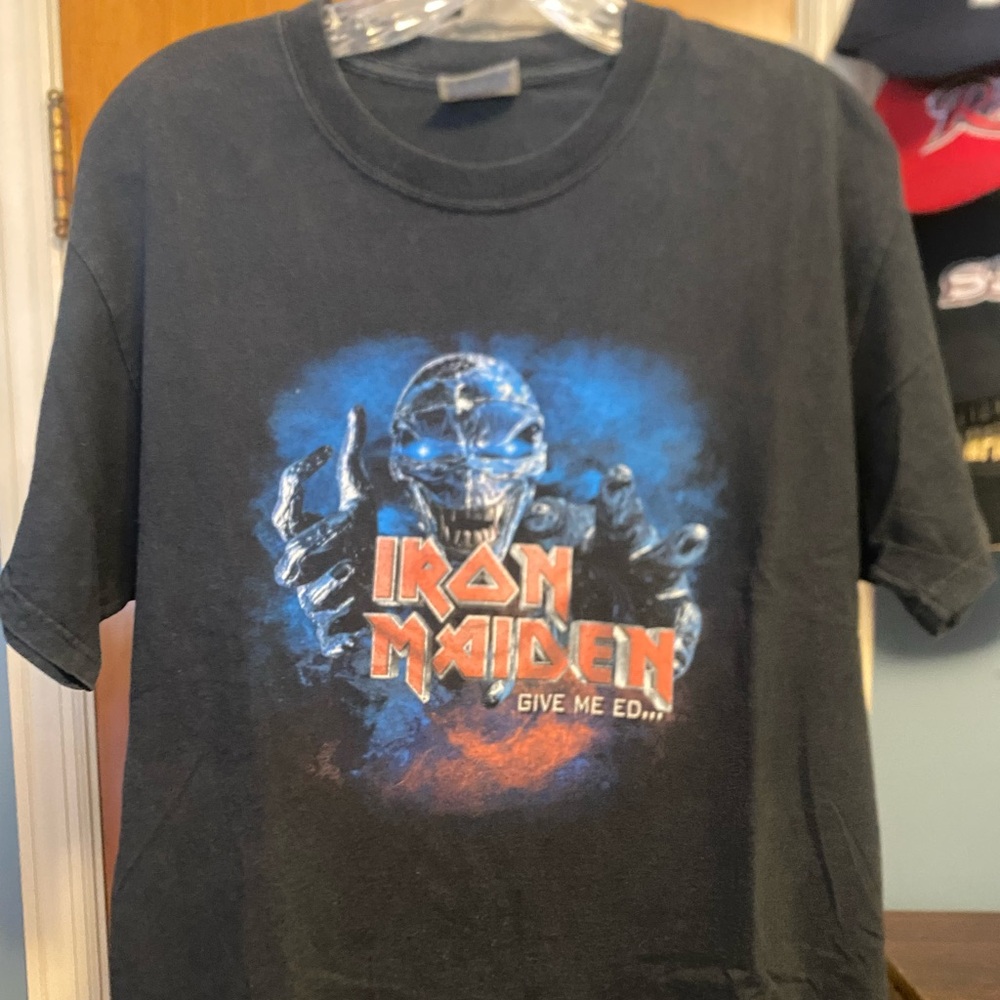 Iron Maiden Vintage Concert Shirt - Size Medium